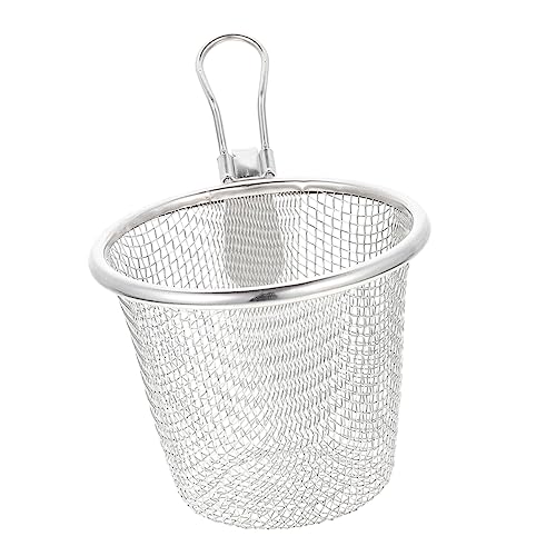 Stainless Steel Colander Kitchen Tools Pasta Baskets Noodles Pasta Basket Food Serving Strainers Kitchen Strainer Basket Pasta Strainer Household Pasta Basket Commercial Necessity